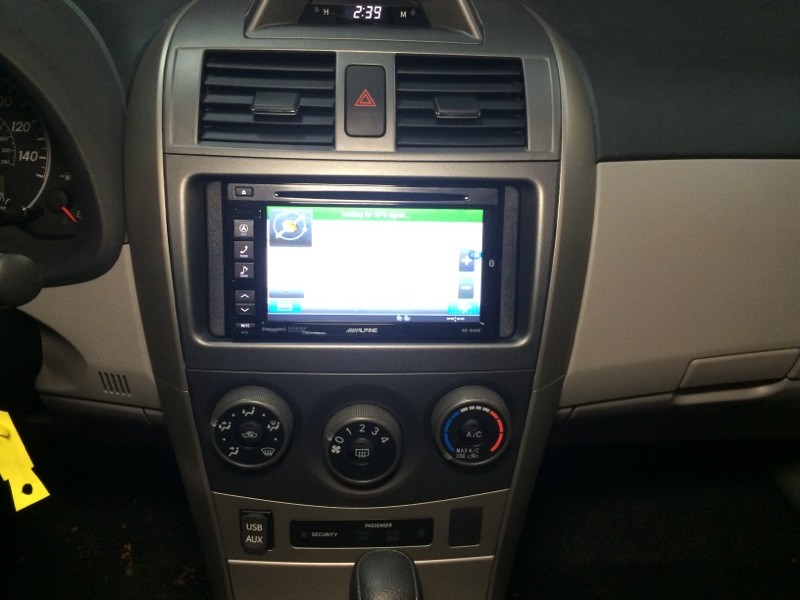 Toyota Corolla Navigation System Upgrade For Westminster Car Dealer