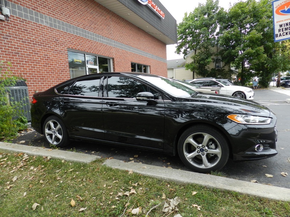 Ford Fusion Window Film Installation Blocks Uv Light